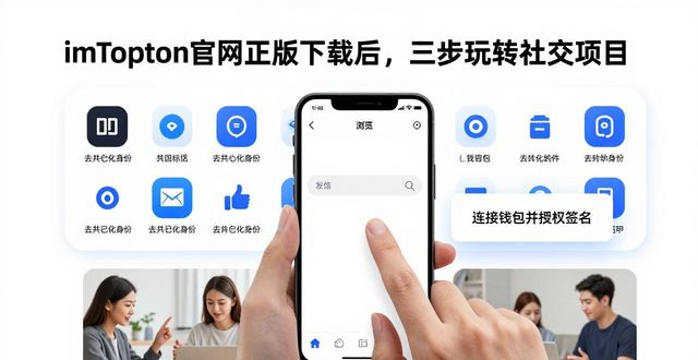 imToken官网正版下载后，三步玩转社交项目
