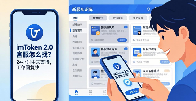 imToken 2.0客服怎么找？24小时中文支持，工单回复快