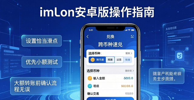 imToken安卓版多币种操作指南：添加币种与转账安全须知