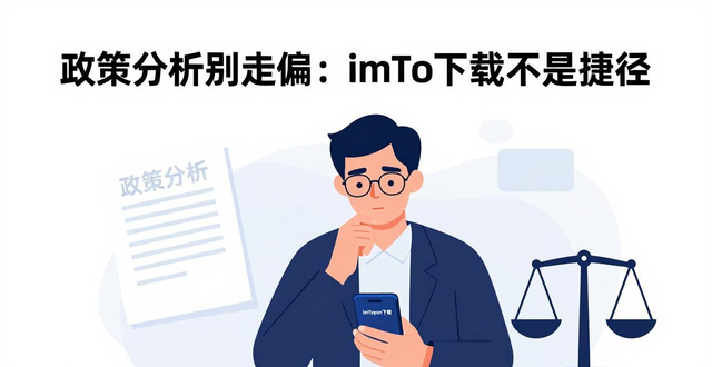 政策分析别走偏：imToken下载不是捷径